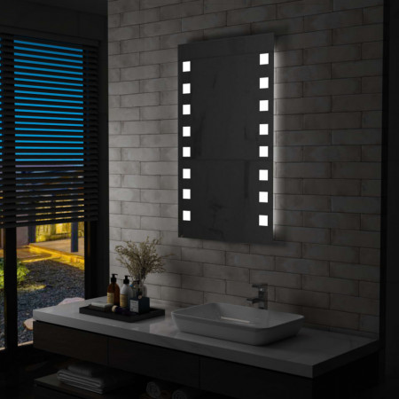 Oglinda cu LED de perete de baie, 60 x 100 cm - V144701V