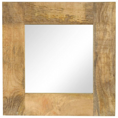 Oglinda, lemn masiv de mango, 50 x 50 cm - V246301V