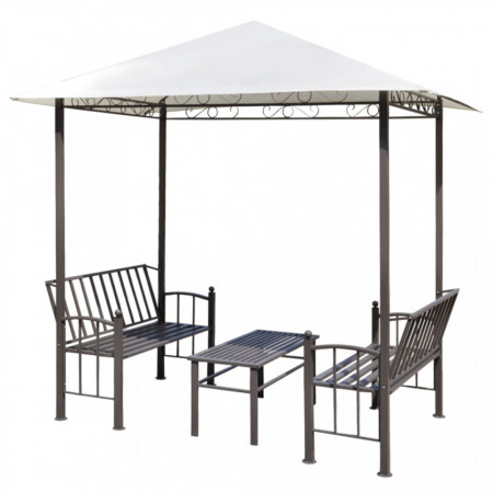Pavilion de grădină cu masă și bănci 2,5x1,5x2,4 m - V43218V