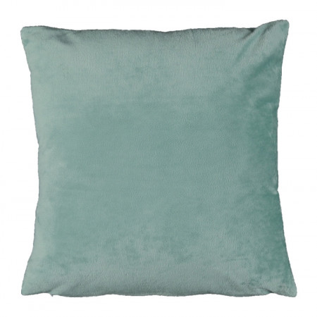 Pernă, material textil de catifea mentă, 60x60 cm - TP238768