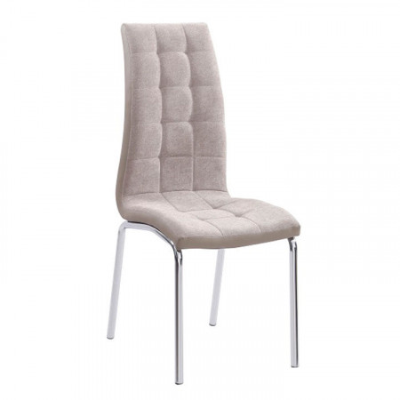 Scaun dining, bej/crom - TP201227