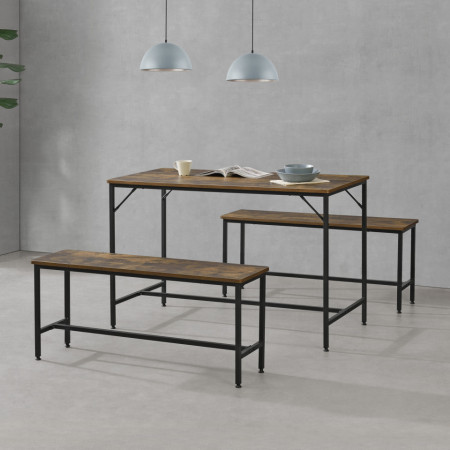 Set masa bucatarie cu 2 banci - P76957188