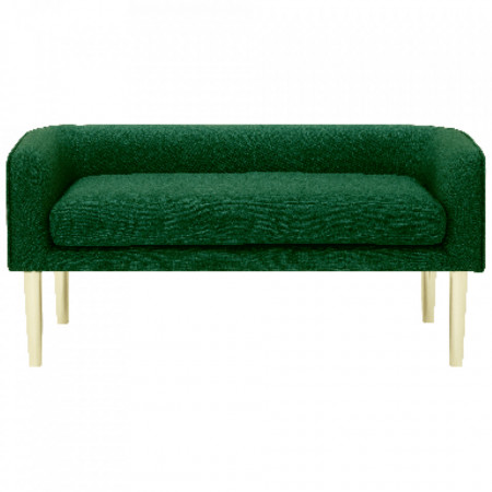 Bancă, băncuţă verde si auriu, 127 cm - TP280880