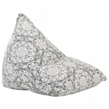 Canapea tip sac, gri, material textil, petice - V287730V