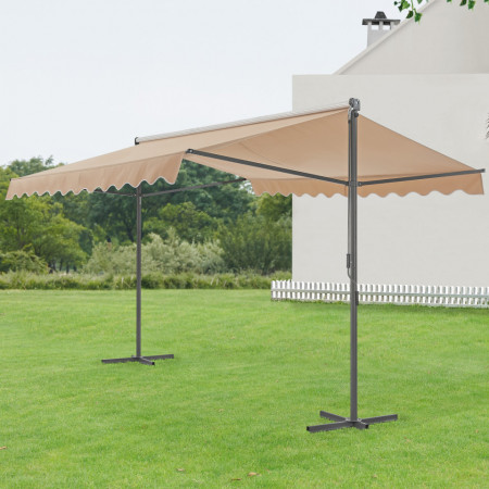 Copertina pavilion gradina, 300x300x260cm, culoarea nisipului - P79564152