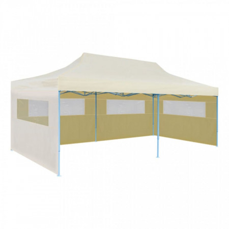 Cort de petrecere pliabil pop-up, crem, 3 x 6 m - V41582V