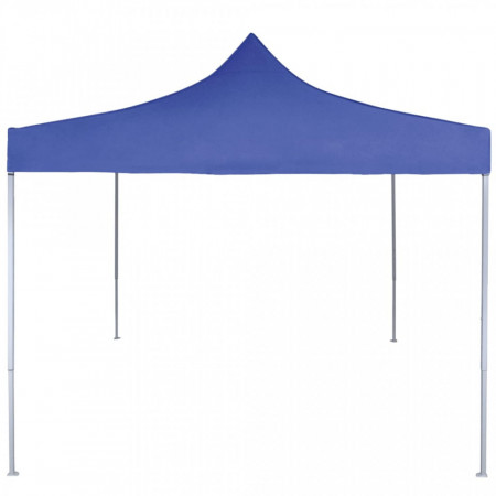 Cort de petrecere pliabil profesional, albastru, 2 x 2 m, oțel - V48877V