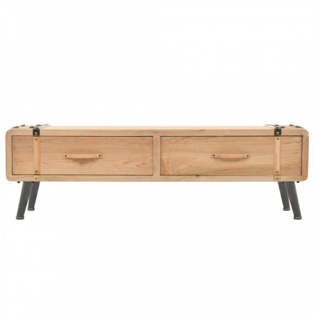 Dulap TV din lemn masiv de brad, 120x33x35 cm - V245773V