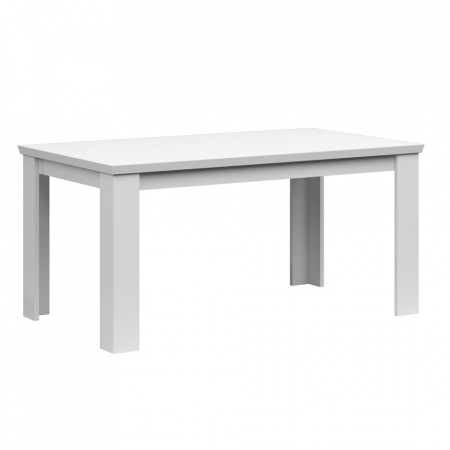 Masă dining pliabilă, albă, 160-200x91 cm - TP303519