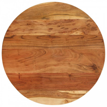 Masă laterală, 60x(42-62) cm, lemn masiv de acacia și fontă - V338453V