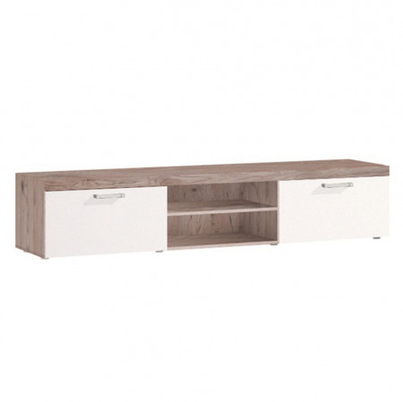 Măsuţă, masă, comodă TV, maro și crem - TP237232