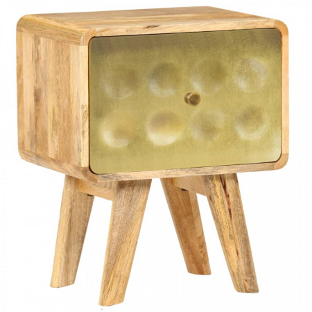 Noptiera, 40 x 30 x 49 cm, lemn masiv de mango - V246343V