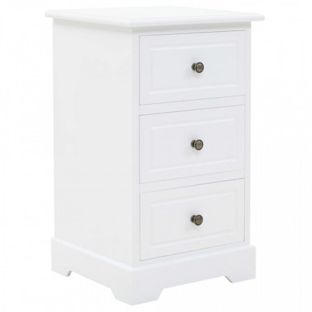 Noptiera, MDF si lemn de pin, 35 x 32 x 59 cm - V245756V