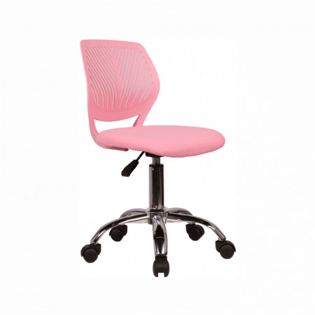 Scaun rotativ, roz, 40x40x74,5-86,5 cm - TP255126