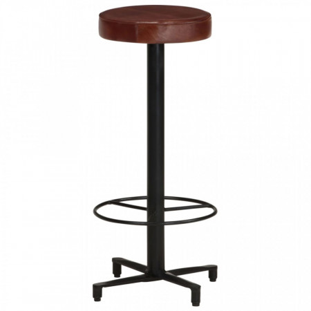 Scaune de bar, 2 buc., 76 cm, piele naturală - V321967V
