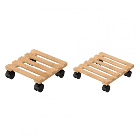 Suport pt. flori, 2 buc, bambus - TP256939