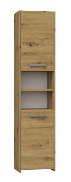 TEDUAR103 - Dulap inalt baie, Stejar Artisan 40 x 30 x 170 cm, PAL