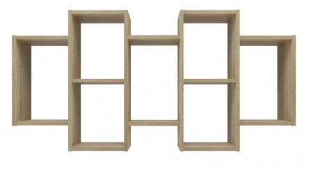 TERAS115 - Raft, rafturi, biblioteca, 129x 20 x 65 cm, Sonoma, PAL