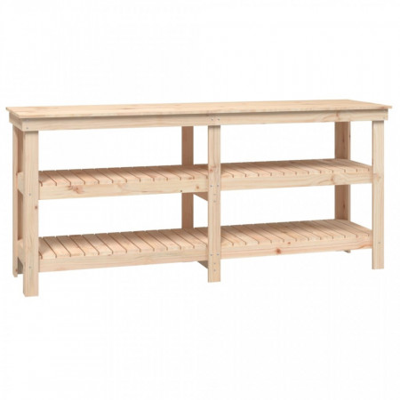 Banc de lucru, 181x50x80 cm, lemn masiv pin - V823654V