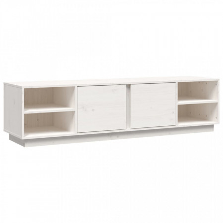 Comodă TV, alb, 156x40x40 cm, lemn masiv de pin - V814455V