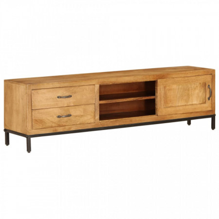Comoda TV, lemn masiv de mango, 140 x 30 x 40 cm - V246786V