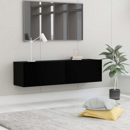 Comoda TV, negru, 120 x 30 x 30 cm, PAL - V801491V