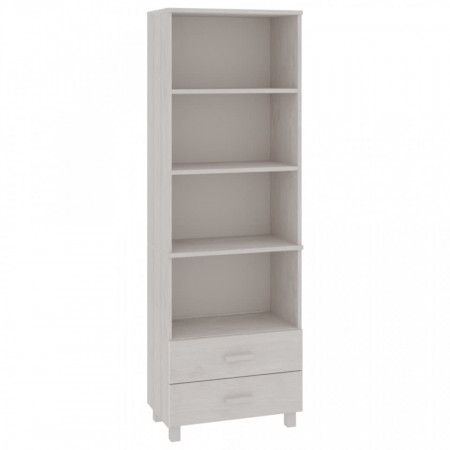 Dulap înalt, alb, 60x35x180 cm, lemn masiv de pin - V340489V