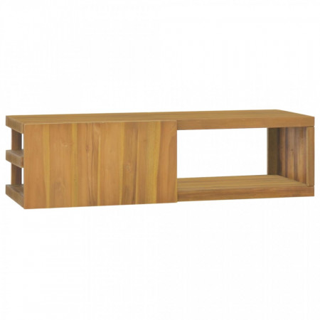 Dulap pentru baie de perete, 110x40x30 cm, lemn masiv de tec - V338257V