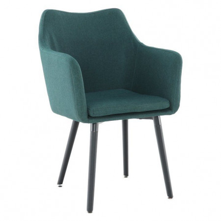 Fotoliu de design, smarald/negru - TP204512