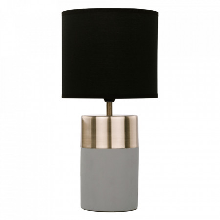 Lampă de masă, gri deschis/negru - TP228487