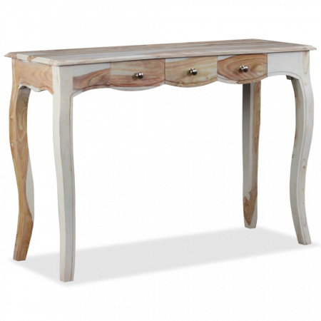 Masa consola cu 3 sertare Lemn masiv palisandru 110x40x76 cm - V244347V
