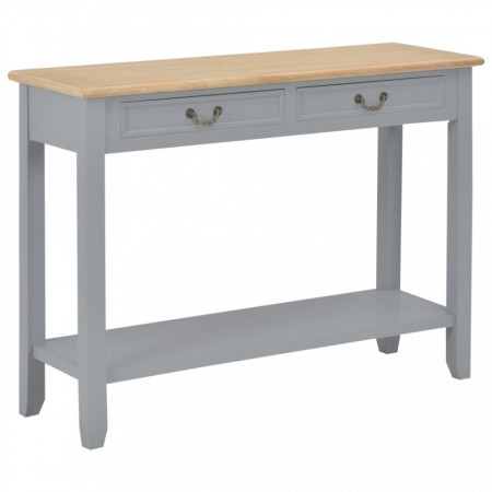 Masa consola, gri, 110 x 35 x 80 cm, lemn - V249902V