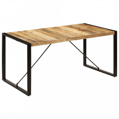 Masa de bucatarie, 160x80x75 cm, lemn masiv de mango - V247417V