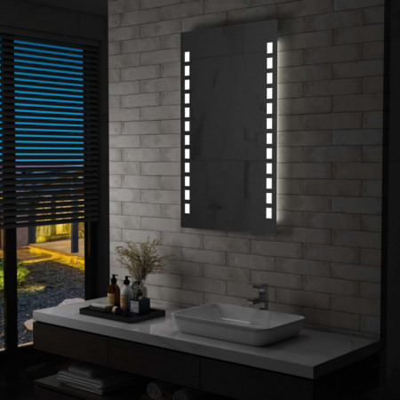 Oglinda cu LED de perete de baie, 60 x 100 cm - V144698V