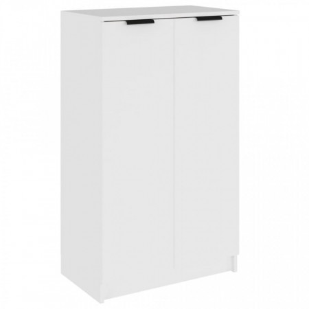 Pantofar, alb, 59x35x100 cm, lemn compozit - V811439V