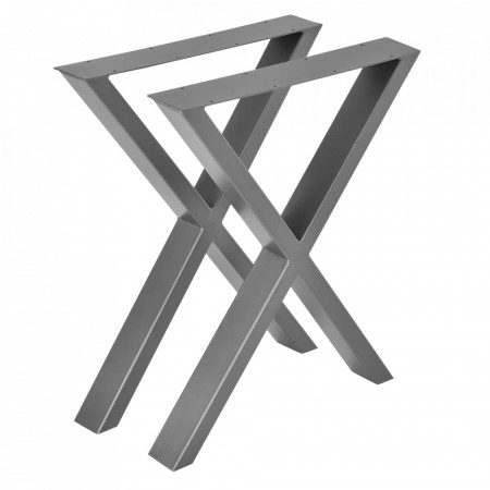 Picioare masa gri metal, 59 x 72 cm - P57353529