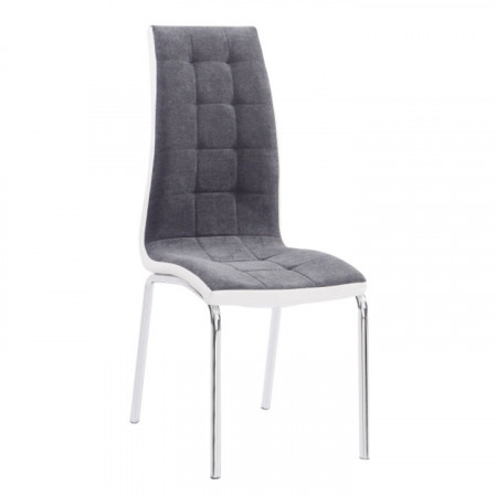 Scaun bucătărie, gri închis/alb - TP203810