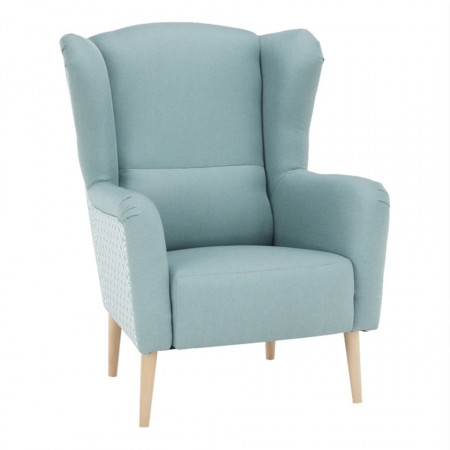 Scaun de design, ţesătură mentol/model - TP223733