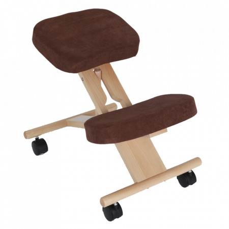 Scaun ergonomic, maro, 46x65x52-72 cm - TP279420
