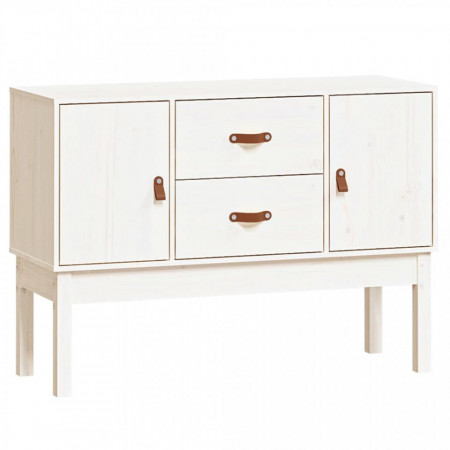 Servantă, alb, 110x40x78 cm, lemn masiv de pin - V823525V