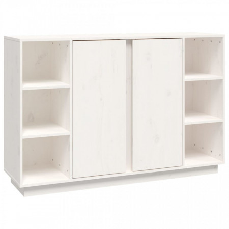 Servantă, alb, 120x35x80 cm, lemn masiv de pin - V814500V
