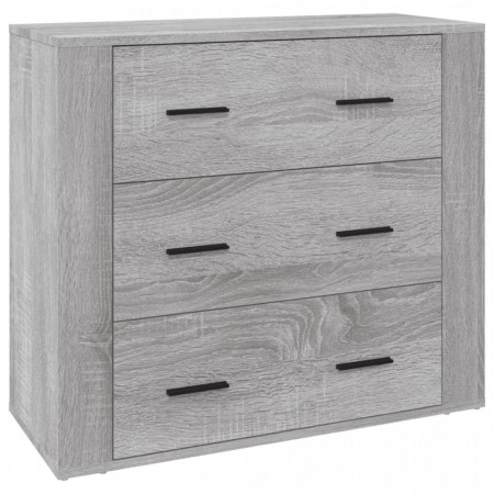 Servantă, gri sonoma, 80x33x70 cm, lemn compozit - V816582V
