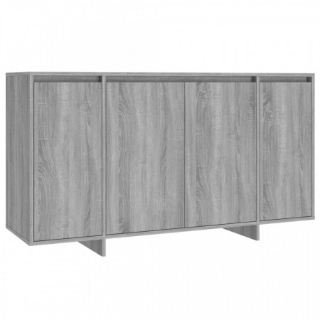 Servantă, stejar sonoma gri, 135x41x75 cm, PAL - V813057V