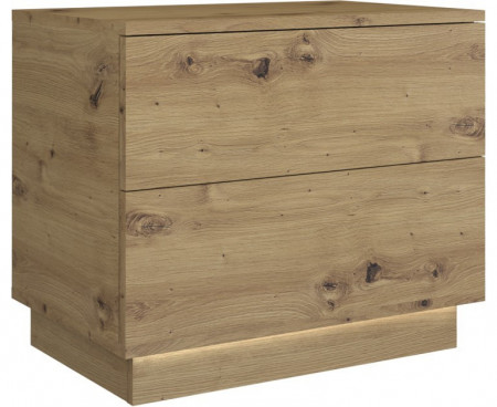 TENOAR102 - Noptiera 55 x 35 x 47 cm, Stejar Artisan