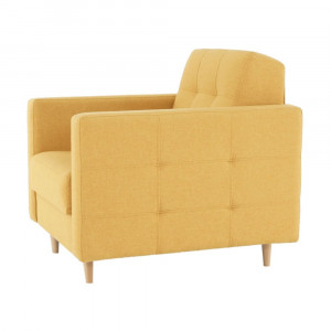 Ansamblu tapiţat, material muştar, 207x94x92 cm - TP213652 - Img 15