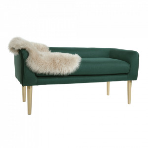 Bancă, băncuţă verde si auriu, 127 cm - TP280880 - Img 10
