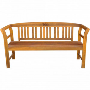 Banca de gradina, 157 cm, lemn masiv de acacia - V44131V - Img 2