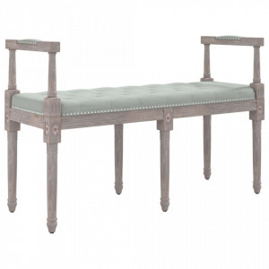 Bancă, gri deschis, 110x40x70 cm, catifea - V344425V