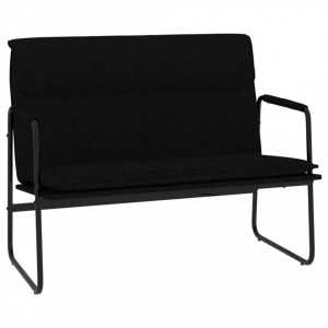 Bancă, negru, 100x64x80 cm, textil - V351353V