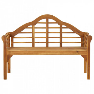 Bancă regală de grădină cu pernă, 135 cm, lemn masiv acacia - V3061416V - Img 3